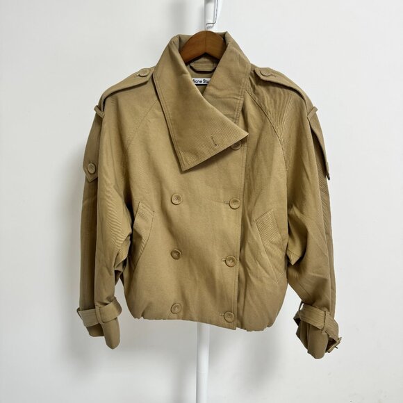 NWOT !Acne Studios Oriso double-breasted twill jacket - Picture 4 of 12